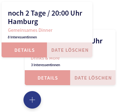 Dates in Hamburg: Einstellung von Zeit und Ort